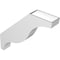 Ekena Millwork 6-in. W x 32-in. D x 32-in. H Funston Architectural Grade PVC Knee Brace BRCP06X32X32FST - alternate 4